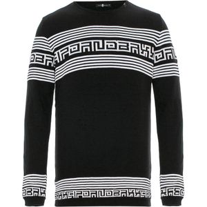 CIPO & BAXX Trui  zwart / wit