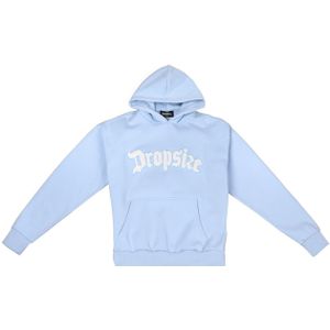 Dropsize Sweatshirt 'EMBO'  blauw / wit