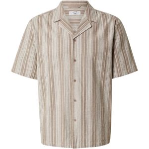 DAN FOX APPAREL Overhemd 'Benny'  lichtbruin / taupe