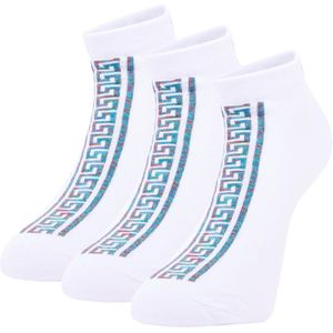 Carlo Colucci Sokken ' Deromedi '  blauw / bloedrood / wit