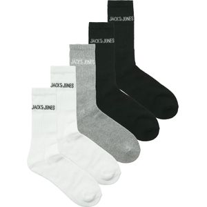 JACK & JONES Sokken 'JACREGEN'  grijs gemêleerd / zwart / wit