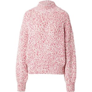 Rich & Royal - Trui - Rood/Wit - Knitwear - Lange Mouw - Losse Pasvorm