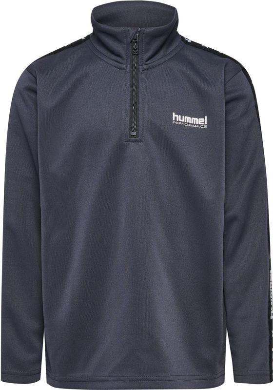 Hummel - Sportief Sweatshirt - Grijs/Wit - Kwartmouw