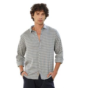 Campus Sutra Overhemd 'Remy'  blauw / wit