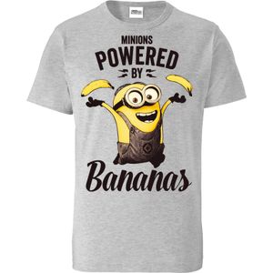 LOGOSHIRT Shirt 'Minions'  grijs