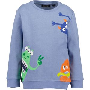Blue Seven - Sweater - Blauw - 100% Katoen - Lange Mouwen
