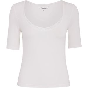 DESIRES Shirt 'Giselle'  wit