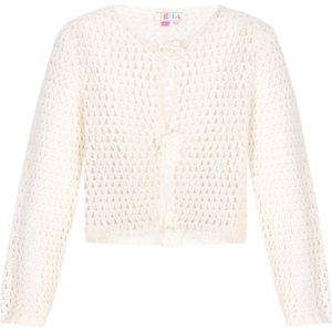 IZIA Gebreid vest 'Boho'  offwhite