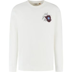 Shiwi Sweatshirt 'Dan Unwind'  blauw / lichtroze / wijnrood / wit