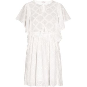 usha - Kleid - Slipdress - Met Ronde Ausschnitt - Met Bindedetail - Met Quastenakzenten