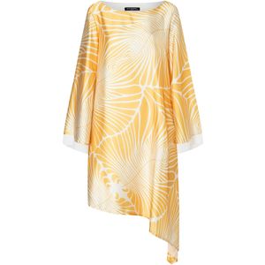 Ana Alcazar Jurk 'Zeana'  geel / wit