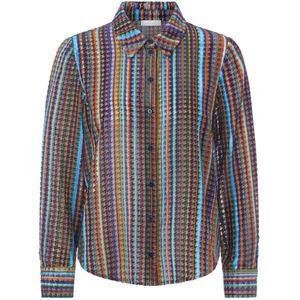 Rich & Royal - Overhemdblouse - Mix van Katoen en Zijde - Dames