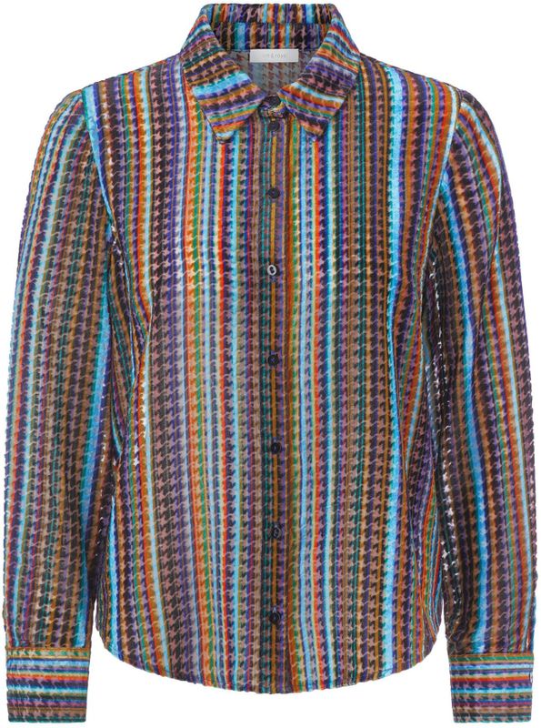 Rich & Royal - Overhemdblouse - Mix van Katoen en Zijde - Dames