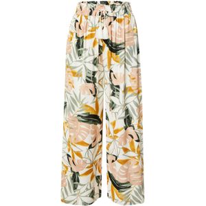 Hailys Broek 'Ro44la'  mosterd / spar / koraal / offwhite