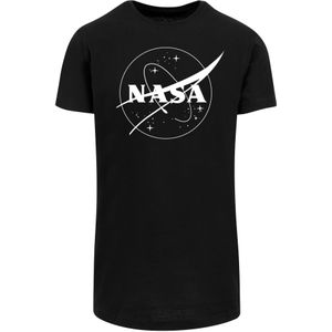 F4NT4STIC Shirt 'NASA Classic Insignia'  zwart / wit