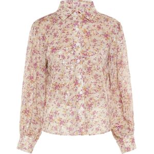 Usha Blouse  beige / goud / oudroze