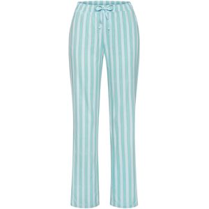 Pyjama - Blauw-wit Gestreept - Fijn Streepdessin - Bindstrik