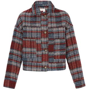 IZIA Tussenjas  beige / blauw / rood