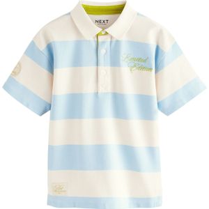 Next Shirt  lichtblauw / goud / wit