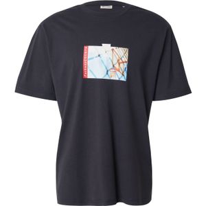 Only & Sons Shirt 'ONSPORTRA'  blauw / cognac / donkerrood / zwart