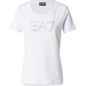 EA7 Emporio Armani Shirt  zilver / wit