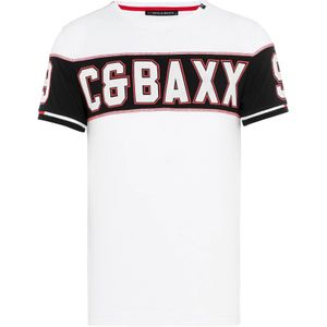 CIPO & BAXX Shirt  rood / zwart / wit