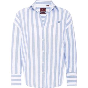 Williot Blouse  blauw / wit