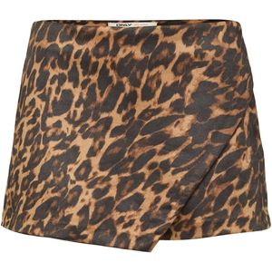 Only Petite Rok 'ONLMIST-ASK'  bruin / cognac / zwart