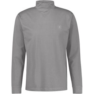 Lerros - Colshirt - Basalt Grijs - Lange Mouw - Met Stretch