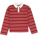 ONLY - KOGRuby - T-shirt - Knalrood/Zwart/Wit - Lange Mouw