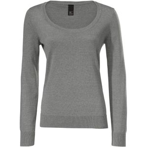 Grijs Mêlee - Pullover - 100% Katoen - Lange Mouwen