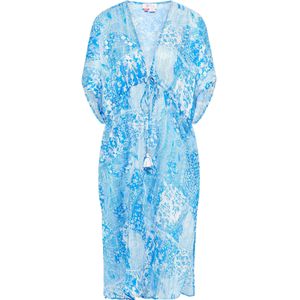 IZIA Strandjurk  blauw / wit