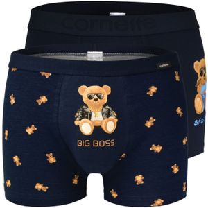 Cornette Boxershorts  donkerblauw