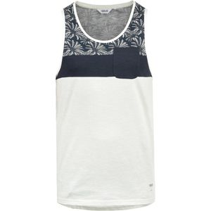 !Solid Shirt 'Flo'  crème / blauw