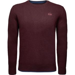 La Martina Trui  wijnrood