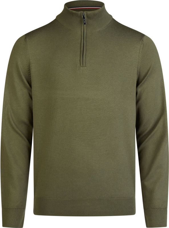 HECHTER PARIS - Gebreide Pullover - Heren - Opstaande Kraag - Ritssluiting