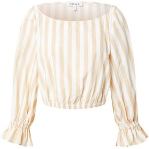 EDITED Blouse 'Peppa'  beige / wit