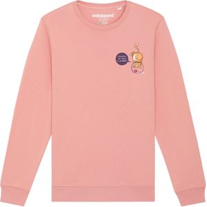 Watapparel Sweatshirt ' Funny Cat '  gemengde kleuren / rosa