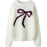 NAME IT Trui  bruin / wit