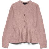 Vmeika - Gebreid Vest - V-Hals - Lange Mouwen - Regular Fit