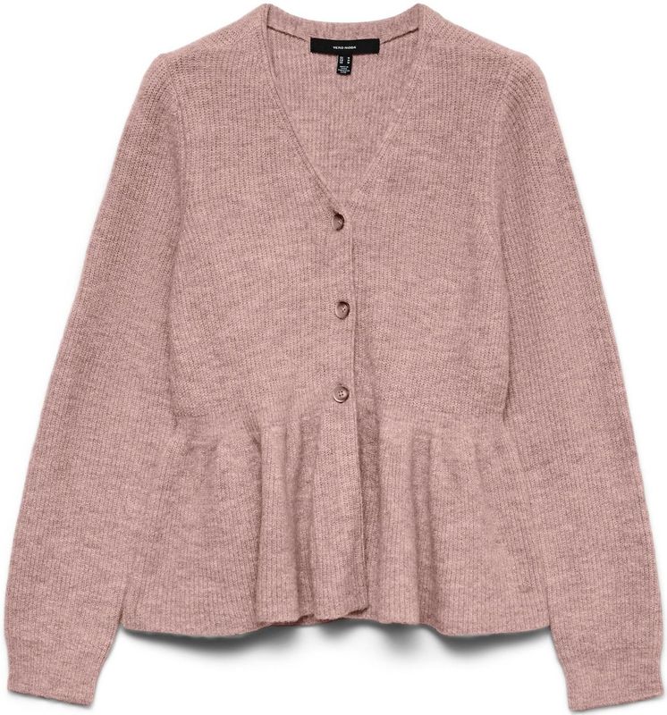 Vmeika - Gebreid Vest - V-Hals - Lange Mouwen - Regular Fit