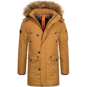 INDICODE JEANS Winterparka 'Jarl'  bruin