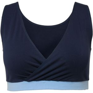 Ulla Popken BH  nachtblauw / lichtblauw