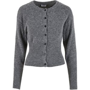 Noisy may - NMNola - Gebreid Vest - Grijs Gemêleerd