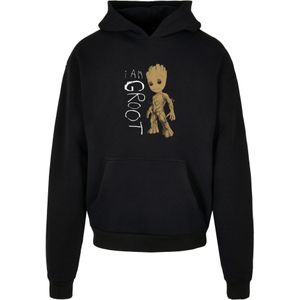 F4NT4STIC Sweatshirt 'Marvel Guardians of the Galaxy Groot'  bruin / lichtgroen / zwart / wit