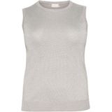 KAFFE - KC Regitta - Gebreide Top - Zilvergrijs