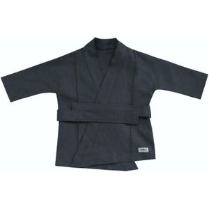 ZUBEK Shirt ''Kimono Ramie''  chocoladebruin