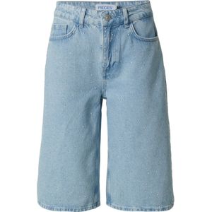Pcnoel - Mw Lang Steentjes - Denim Short