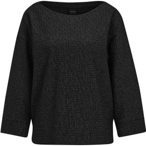 MADELEINE Sweatshirt  zwart / zilver