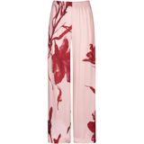 Mey Pyjamabroek 'Iced Winter Floral'  rosa / rood